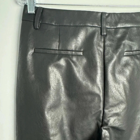 BARDOT Faux Leather flare high rise flare pants size 12 - Picture 3 of 10